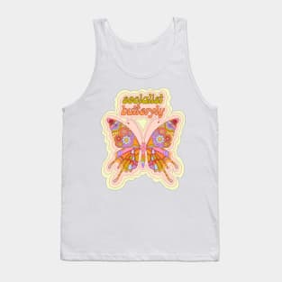 Socialist Butterfly - 70s butterfly Tank Top